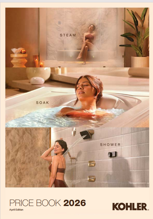 Kohler Price Book April 2026