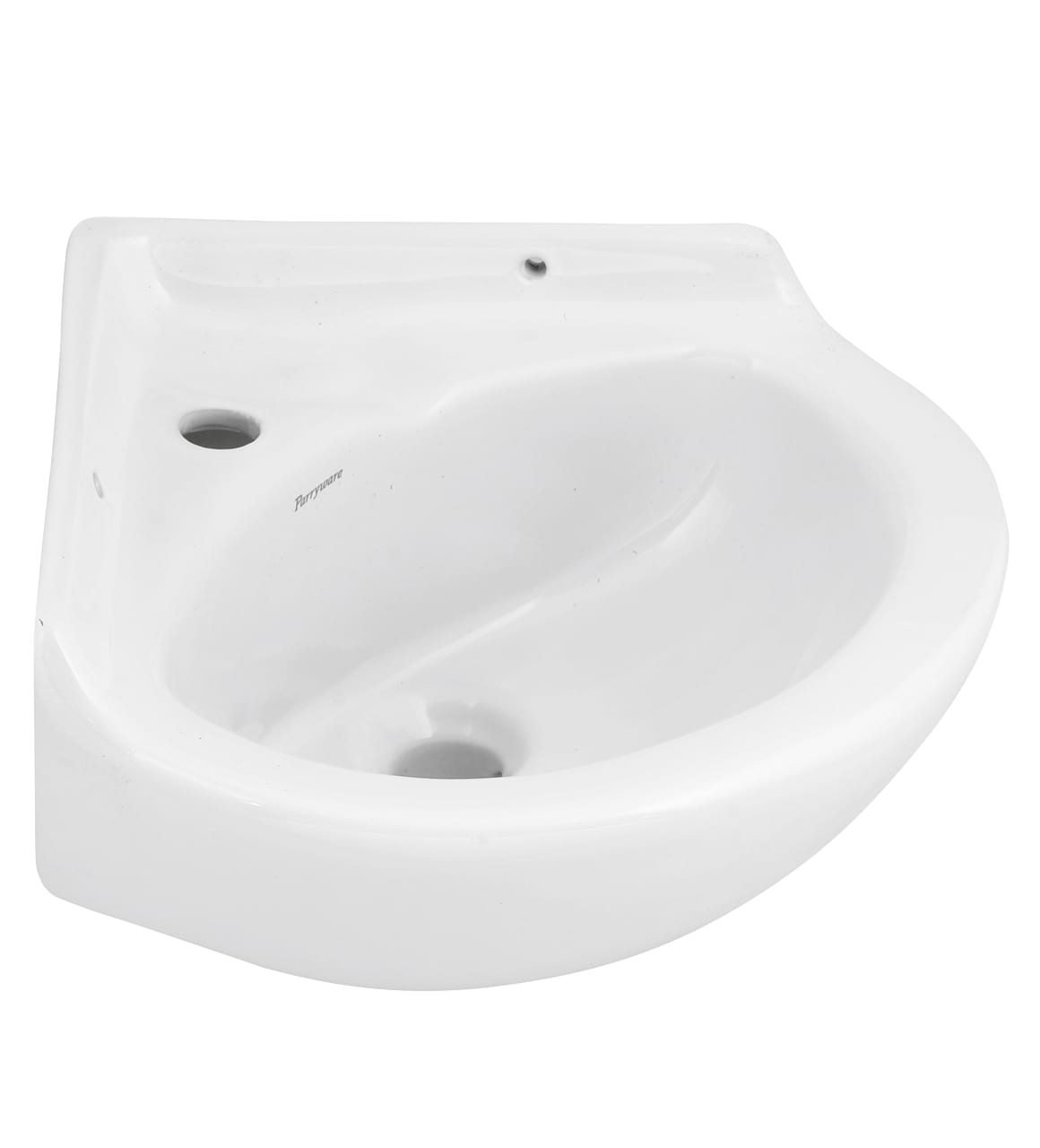 PARRYWARE CORNER WALL HUNG BASIN
