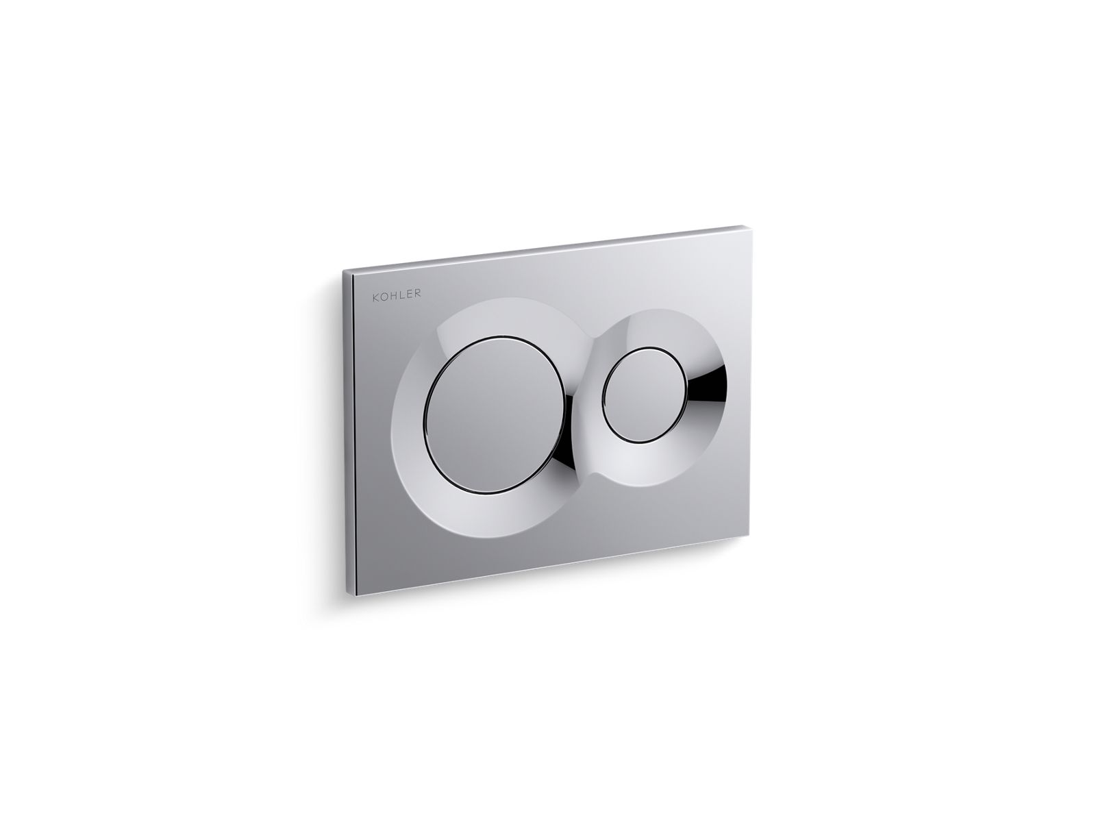 Kohler Pneumatic Facplate in glossy white